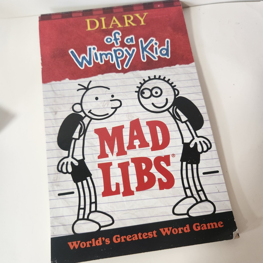 Diary of a Wimpy Kid Mad Libs Word Game Book Patrick Kinney Paperback Kids Fun